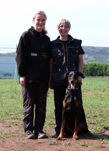 Rosa y Jody  con Mia Skogster